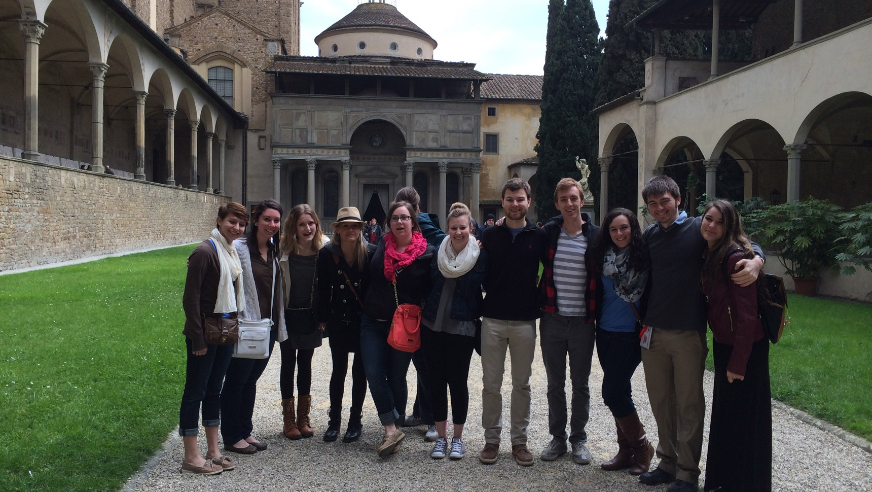 Faculty-led spring break trip to Florence, Italy.