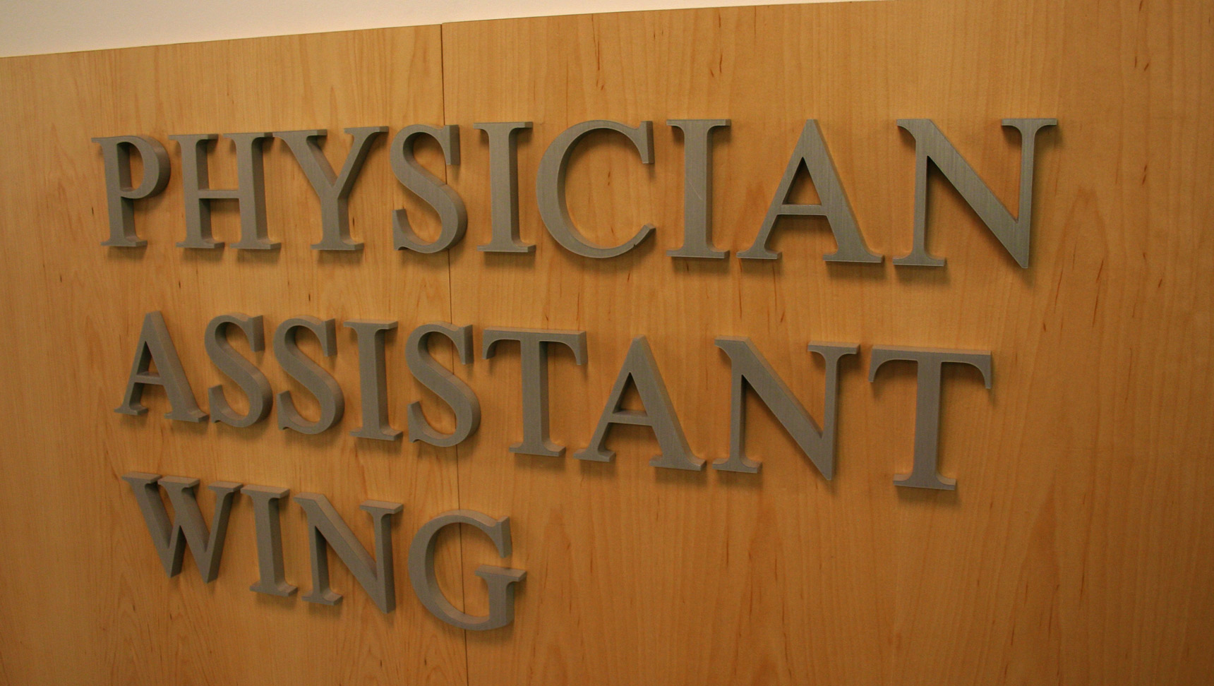 Welcome to the Physician Assistant Wing.