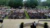 The Erskine Oval filled with graduates, family and friends for Commencement on May 4, 2024