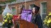 Senior Speaker Kelsey L. Shaffer addresses the class of 2024 and guests.